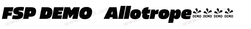 FSP DEMO   Allotrope字体转换